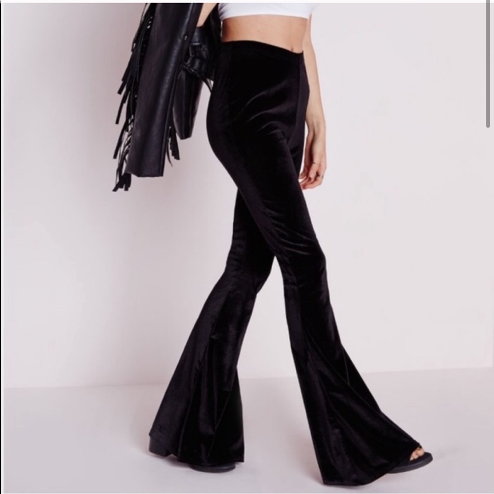 SOLD!! Brandy Melville Velvet Bell bottom pants